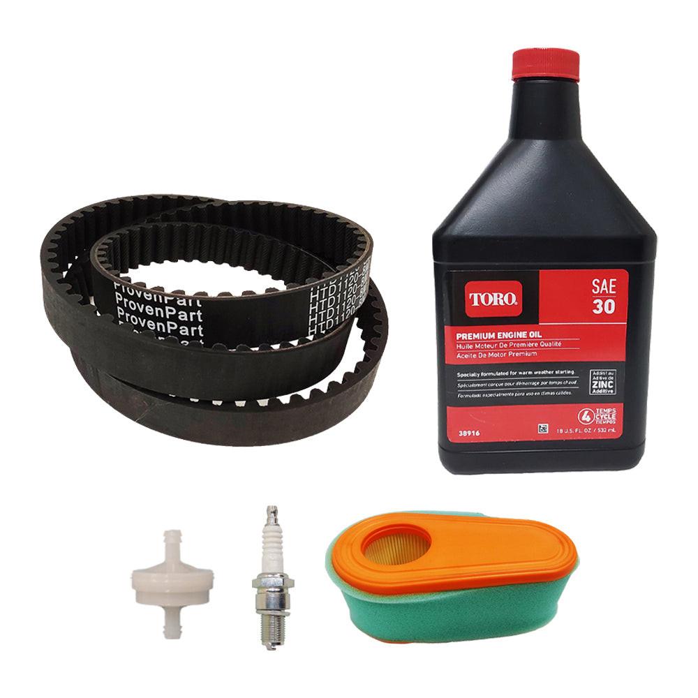 Proven Part Maintenance Kit Timing Belt Fits Toro TimeMaster 30”, 20199, 20199, 20200, 20975, 20977, 22205TE, 22207