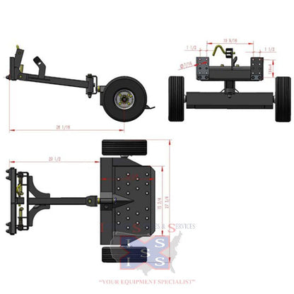 Two-Wheel Lift & Latch Sulky (TS2006N).