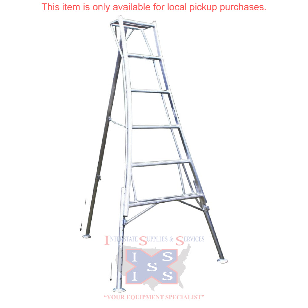 ProvenFlo 10 Foot Adjustable Tripod Ladder