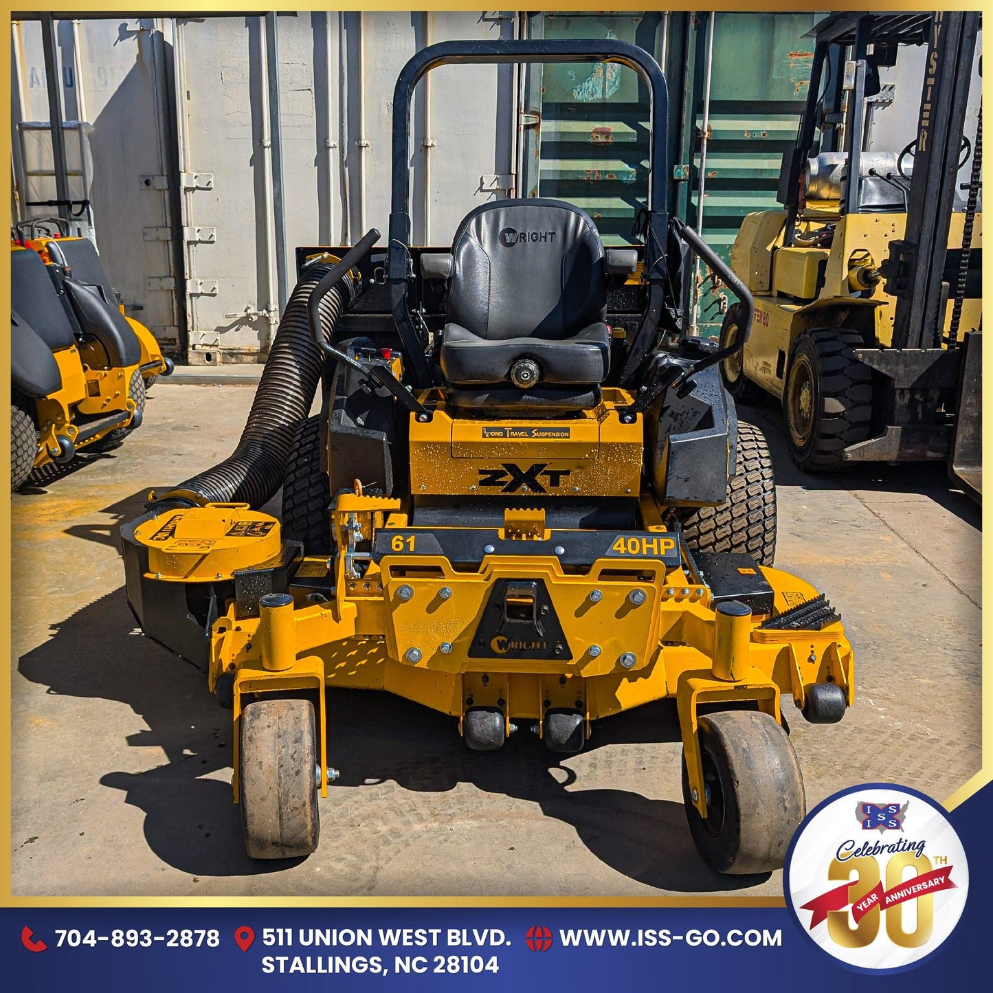 Wright ZXT 61" Zero-Turn Mower w/ GCS 3-Bagger System (Demo Clearance).