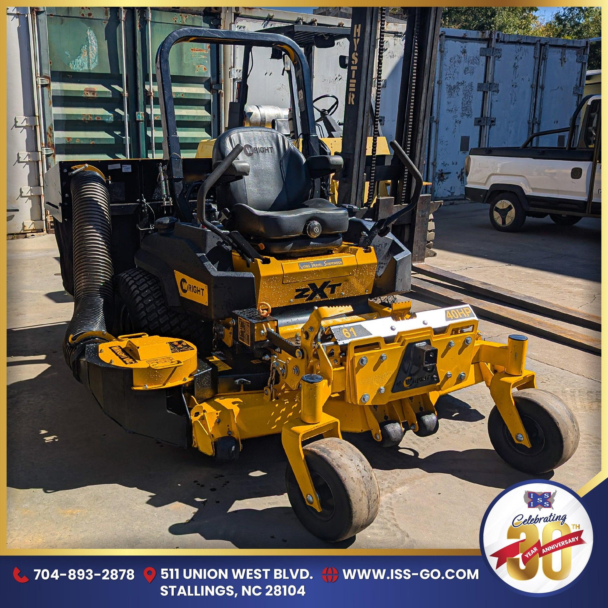 Wright ZXT 61" Zero-Turn Mower w/ GCS 3-Bagger System (Demo Clearance).