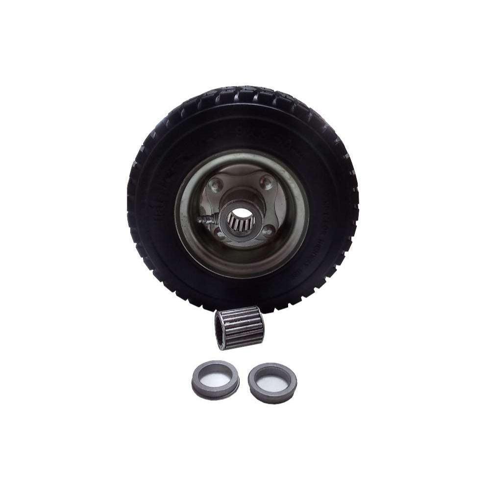 Proven Part (1) Tire 9X3.5-4 No-Flat Solid Compatible With 2 Wheel Velke System Fits 72410088 VKXWheel 10816 Includers Bearings Fits 77410031 77410030 VKXRLBRG Vkxbrgrtnr