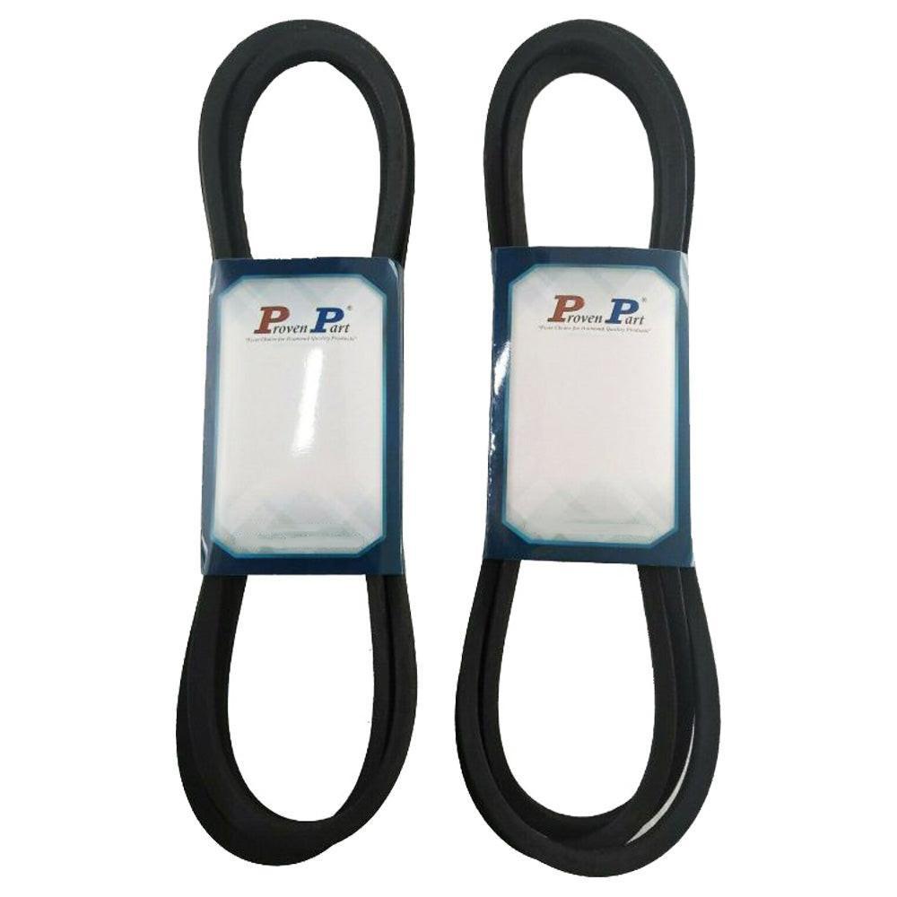 (2) Proven Part Aramid Mower Belts 1/2" X 113" Fit Husqvarna 532170140, 583036701