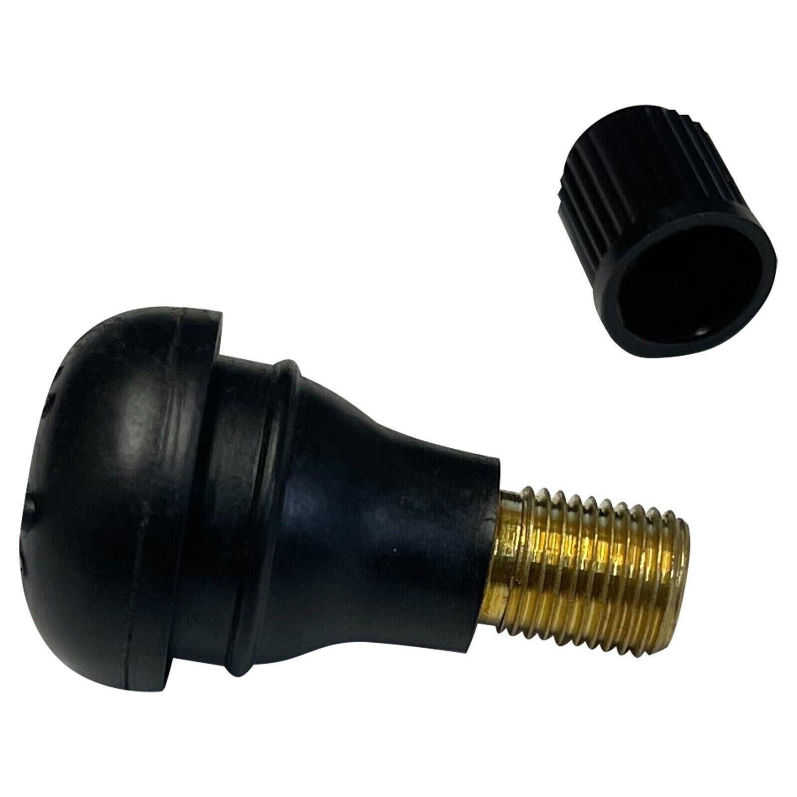 Proven Part Quick Snap-In Short Tire Valve Stem TR412 Tubeless .453 For Lawn Mowers ATV Motorcycles Boat Trailers.