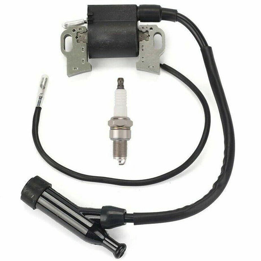 Proven Part Ignition Coil and Spark Plug For Honda GX240-GX270 Fits 30500-ZE2-023, 30500-ZF6-W02