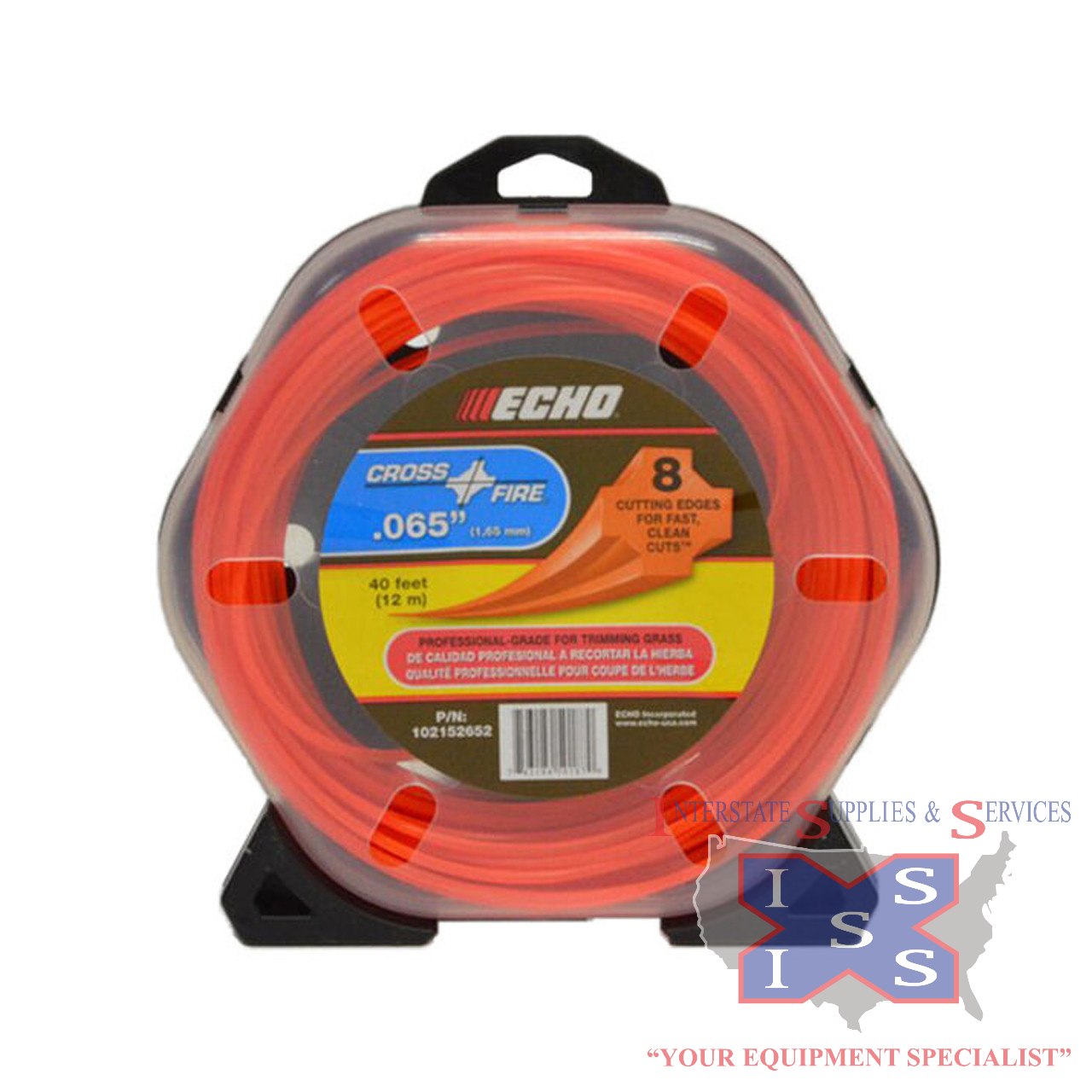 Echo .065 Cross-Fire trimmer line 40ft - Click Image to Close