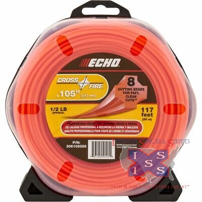 Echo .105 Standard Round trimmer line 1/2 lb.