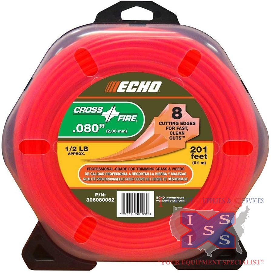 Echo .080 Cross-Fire trimmer line 1/2 lb. - Click Image to Close