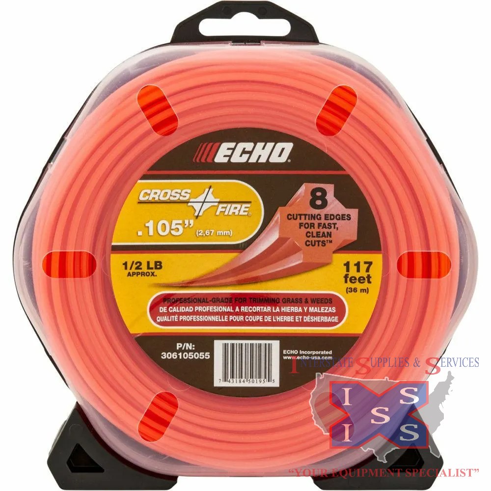 Echo .105 Cross-Fire trimmer line 1/2 lb.