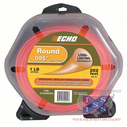 Echo .095 Standard Round trimmer line 1 lb.