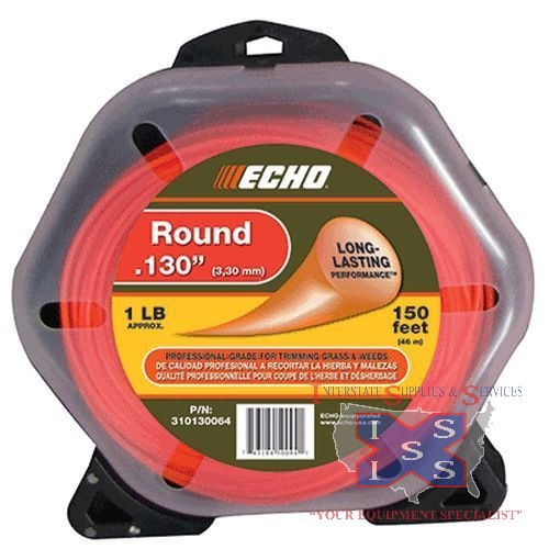 Echo .130 Standard Round trimmer line 1lb.
