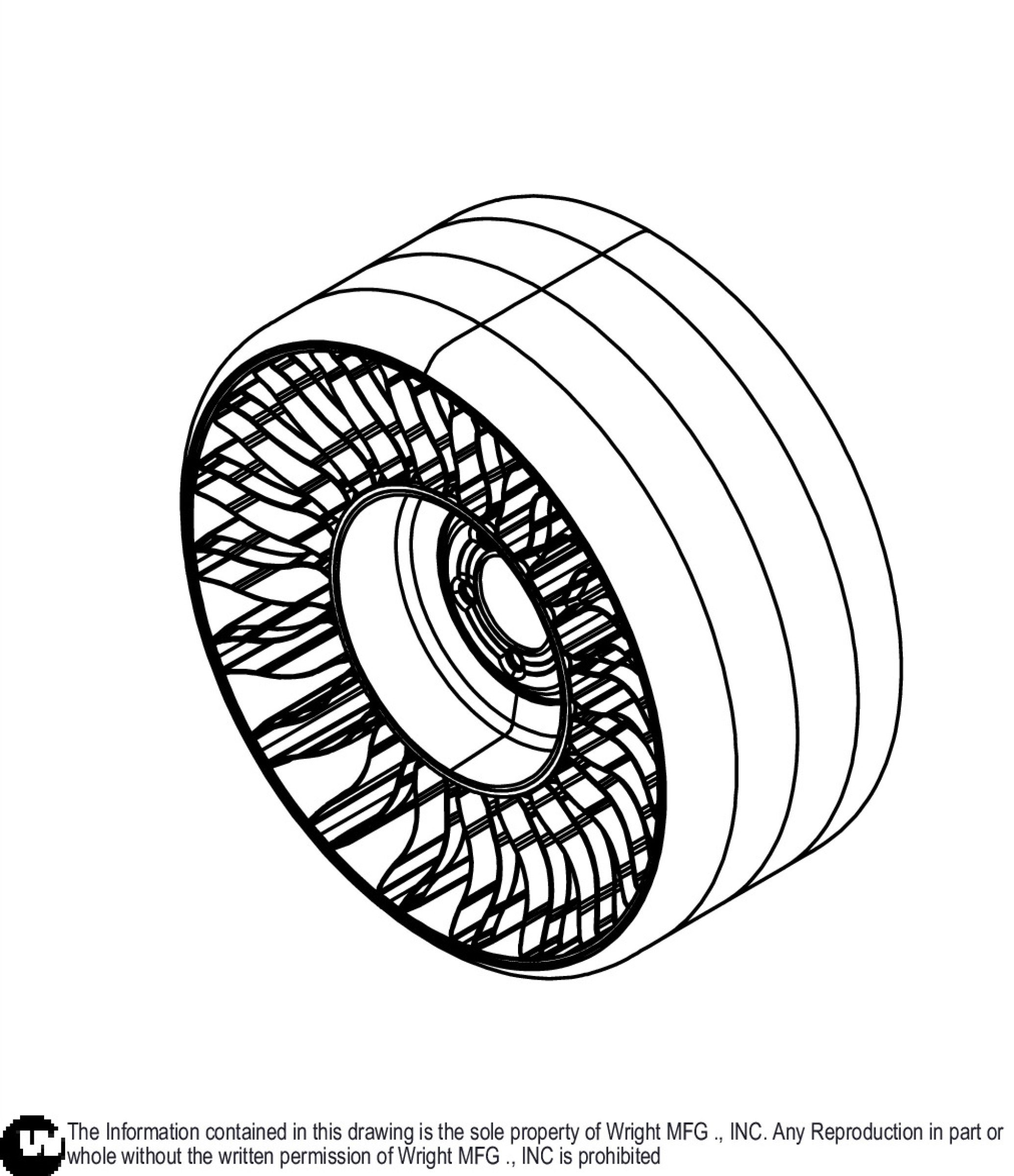 24 x 12 Tweel Wheel - Click Image to Close
