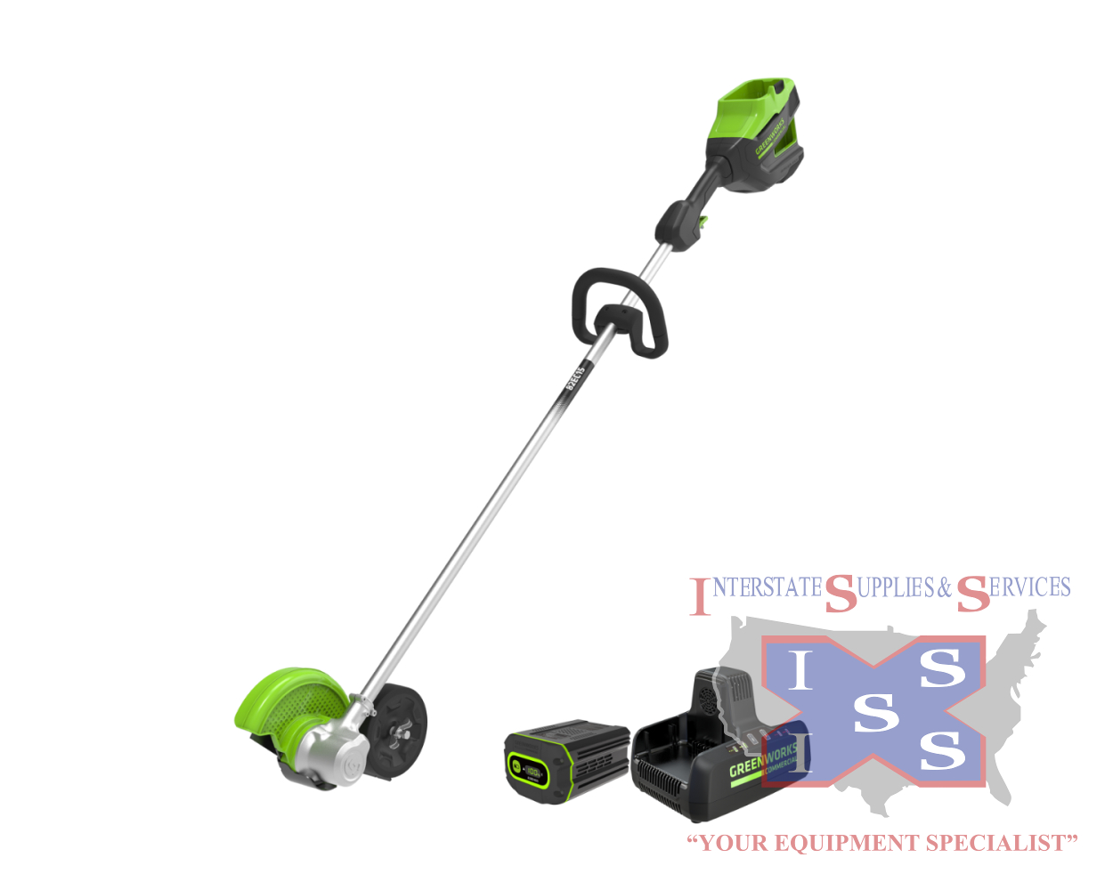 82ES15-4DP 82 Volt Gen II Edger with 4Ah Battery and 8A Charger - Click Image to Close