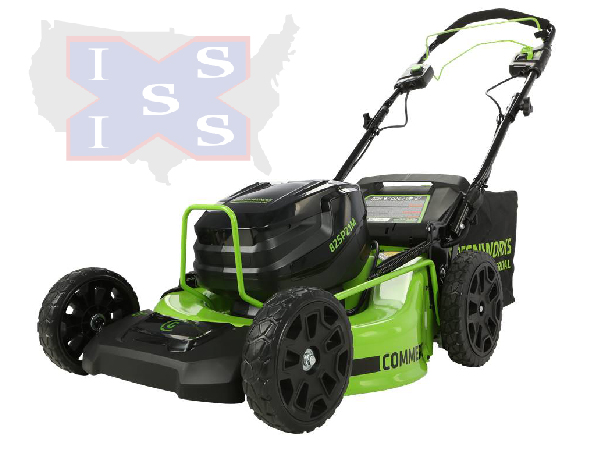 Greenworks 82SP21M 21" Self-Propelled Push Mower - Click Image to Close