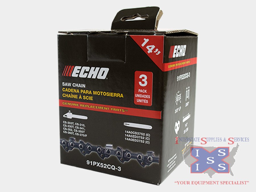 Echo 3-Pack of 91PX52CQ Chain 14"