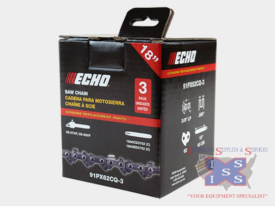 Echo 3-Pack of 91PX62CQ Chain 18"