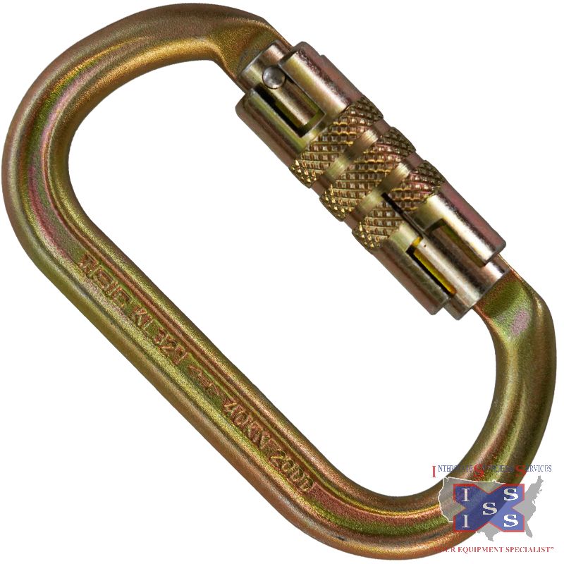 AllGear Steel Oval Rigging Carabiner - Click Image to Close