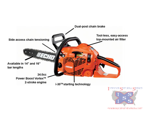 Echo CS352-16 Rear-Handle Chainsaw - Click Image to Close