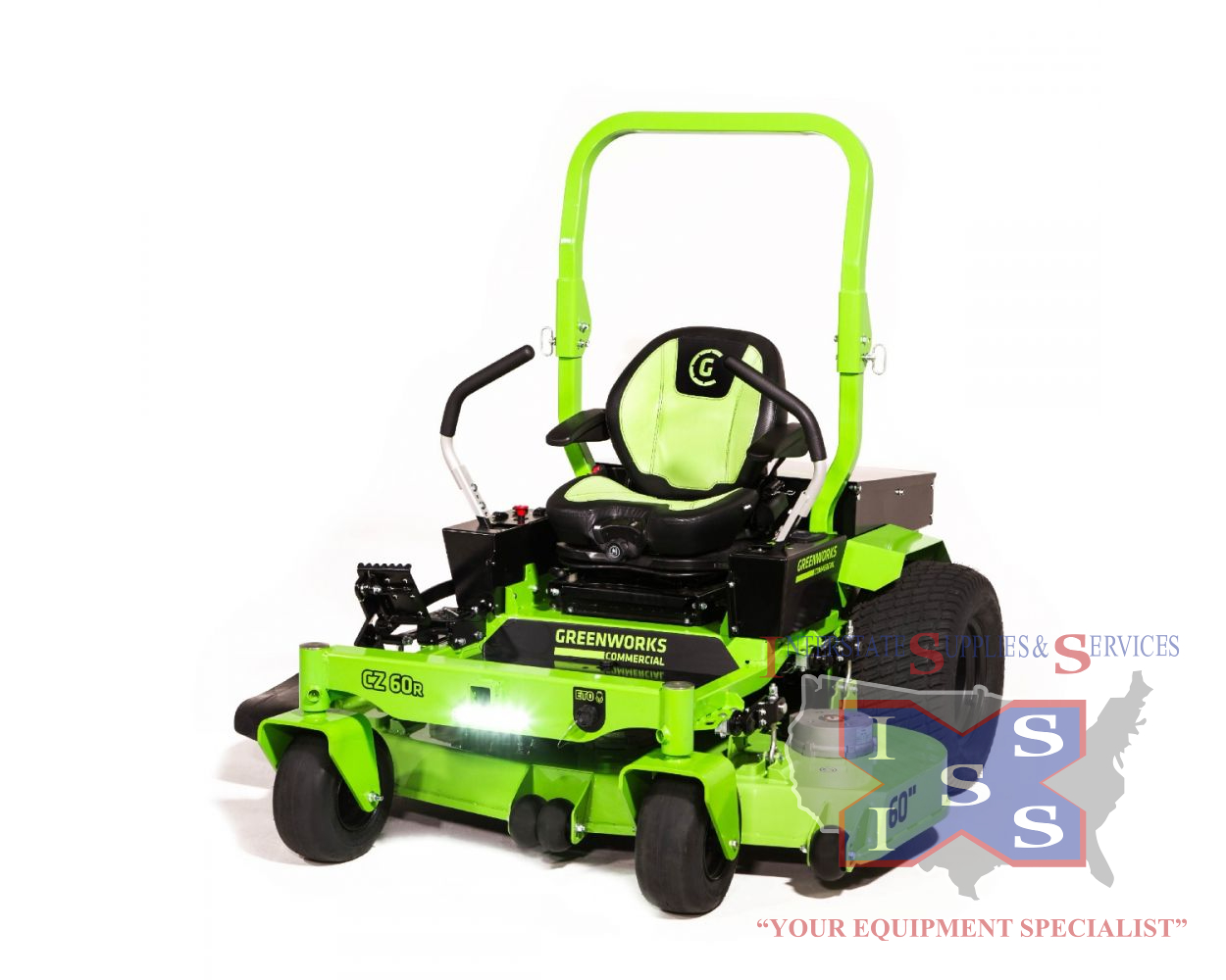 CZ 60R 82V 60" COMMERCIAL RIDE-ON ZERO TURN MOWER - 16kW - Click Image to Close