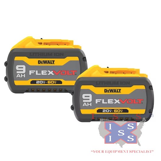 DeWalt 20V/60V MAX* 9Ah Battery FLEXVOLT (2 PK) - Click Image to Close