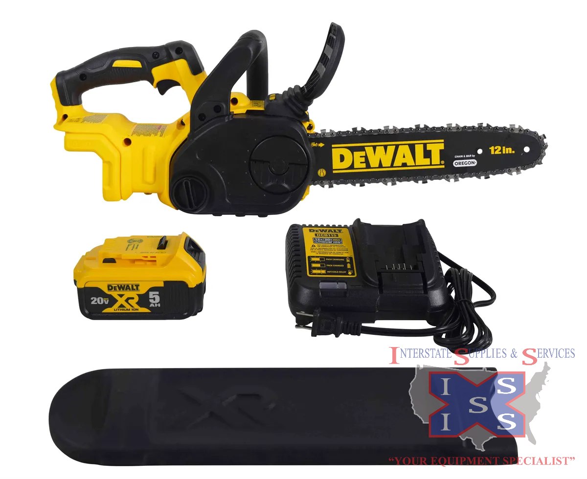 DeWalt 20V MAX* XR Compact 12" Cordless Chainsaw Kit - Click Image to Close