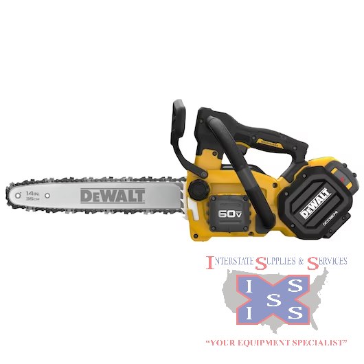 DeWalt 60V MAX* 14" Top Handle Chainsaw Kit - Click Image to Close