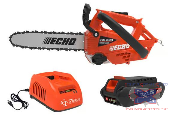 eForce DCS-2500T-12R1 Chainsaw with 2.5Ah Battery & Rapid Charge