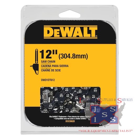 DeWalt 12" Chainsaw Replacement Chain - Click Image to Close
