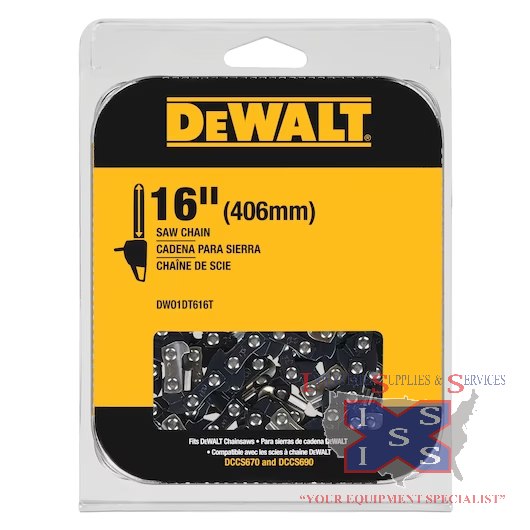 DeWalt 16" Chainsaw Replacement Chain - Click Image to Close