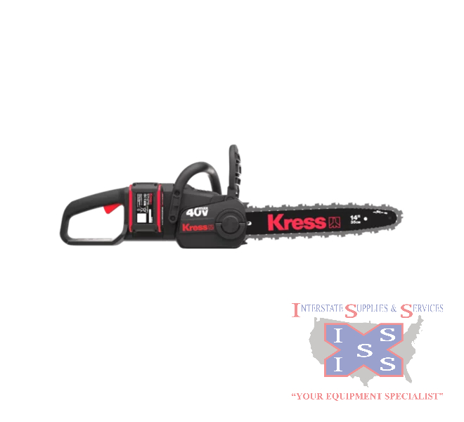40v 14" Brushless Chain Saw ((2) 4Ah batteries + 4amp Charger)