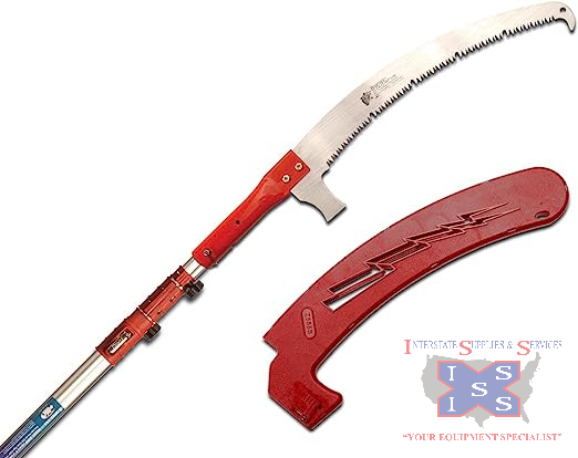 17" (430MM) CURVED RAKER POLE SAW BLADE W/ ABS SHEATH - Click Image to Close
