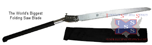 24" (600MM) CURVED BLADE, FOLDING SAW, W/ CARRYING BAG